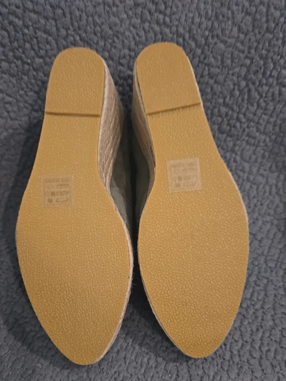 Suede Olive Wedge Espadrille Slip-On